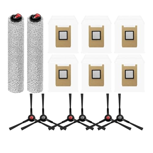 WKFBIFLY Kompatibler Seitenbürsten-Rollenmopp-Staubbeutel, kompatibel mit Omni E25/E28, Ersatzteile, Zubehör von WKFBIFLY