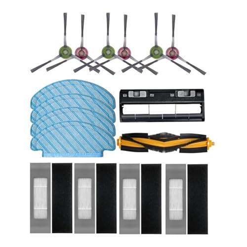 WKFBIFLY Roboter Hauptbürstenabdeckung Seite Hepa-Filter Mopptuch Ersatzzubehör Kompatibel mit Ozmo T8 WKFBIFLY Roboter Hauptbürstenabdeckung Seite Hepa-Filter Mopptuch Ersatzzubehör Kompatibel mit Ozmo T8 von WKFBIFLY