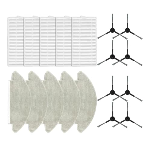 WKFBIFLY Roboter-Vakuum-Ersatzteile, Seitenbürste, Filter, Mopp, kompatibel mit Alpha 2 Pro V5 Pro V-RVCLM27B V-RVCLM40B, Vakuum-Teile-Zubehör WKFBIFLY Roboter-Vakuum-Ersatzteile, Seitenbürste, Filter, Mopp, kompatibel mit Alpha 2 Pro V5 Pro V-RVCLM27B V-RVCLM40B, Vakuum-Teile-Zubehör von WKFBIFLY