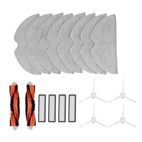 WKFBIFLY Teilesatz, kompatibel mit Xiaomi BOT L10 Pro D9 Roboter-Staubsauger, Hauptseitenbürstenfilter, Mopp, HEPA-Filter, Zubehör WKFBIFLY Teilesatz, kompatibel mit Xiaomi BOT L10 Pro D9 Roboter-Staubsauger, Hauptseitenbürstenfilter, Mopp, HEPA-Filter, Zubehör von WKFBIFLY