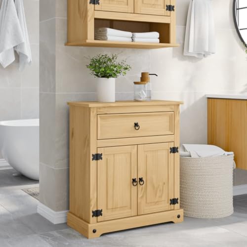 Badschrank Corona 70x33x80 cm Massivholz Kiefer Sets Badsets Badschrank Corona 70x33x80 cm Massivholz Kiefer Sets Badsets von WKIEQACO