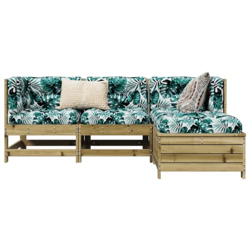 WKIEQACO 4-teiliges Gartensofa-Set, imprägniertes Kiefernholz, Outdoor-Sets WKIEQACO 4-teiliges Gartensofa-Set, imprägniertes Kiefernholz, Outdoor-Sets von WKIEQACO