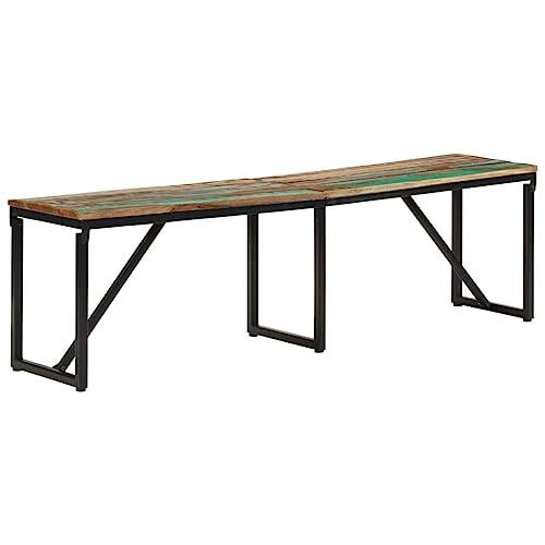 WKIEQACO Bänke, Aufbewahrungs- & Eingangsbänke, Sitzbank, 160 x 35 x 46 cm, Massivholz, recycelt WKIEQACO Bänke, Aufbewahrungs- & Eingangsbänke, Sitzbank, 160 x 35 x 46 cm, Massivholz, recycelt von WKIEQACO
