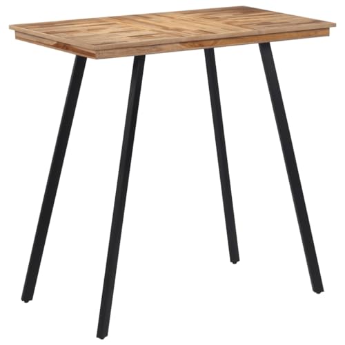 WKIEQACO Bartisch 110x55x105cm Massivholz Teaktische Küchen- & Esszimmertische WKIEQACO Bartisch 110x55x105cm Massivholz Teaktische Küchen- & Esszimmertische von WKIEQACO