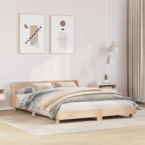 WKIEQACO Betten & Zubehör, Betten & Bettrahmen, Bettgestell ohne Matratze 120x200 cm Massivholz Kiefer WKIEQACO Betten & Zubehör, Betten & Bettrahmen, Bettgestell ohne Matratze 120x200 cm Massivholz Kiefer von WKIEQACO