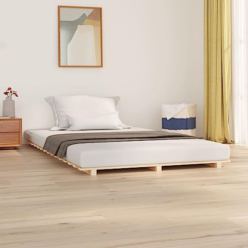 WKIEQACO Betten & Zubehör, Betten & Bettrahmen, Bettgestell ohne Matratze 120x200 cm Massivholz Kiefer WKIEQACO Betten & Zubehör, Betten & Bettrahmen, Bettgestell ohne Matratze 120x200 cm Massivholz Kiefer von WKIEQACO