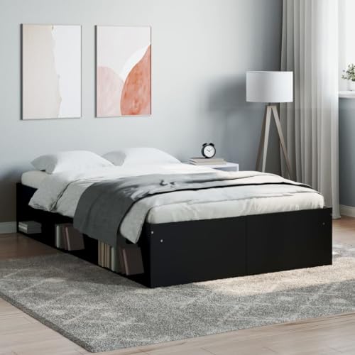 WKIEQACO Betten & Zubehör, Betten & Bettrahmen, Bettrahmen ohne Matratze, schwarz, 120 x 190 cm, kleines Doppelbett, kleines Doppelbett WKIEQACO Betten & Zubehör, Betten & Bettrahmen, Bettrahmen ohne Matratze, schwarz, 120 x 190 cm, kleines Doppelbett, kleines Doppelbett von WKIEQACO