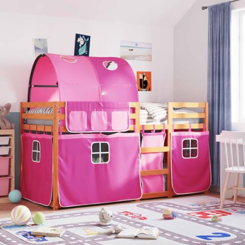 WKIEQACO Betten & Zubehör, Betten & Bettrahmen, Etagenbett ohne Matratze, Rosa, 75x190 cm, kleines Einzelbett, Massivholz, Kiefer WKIEQACO Betten & Zubehör, Betten & Bettrahmen, Etagenbett ohne Matratze, Rosa, 75x190 cm, kleines Einzelbett, Massivholz, Kiefer von WKIEQACO