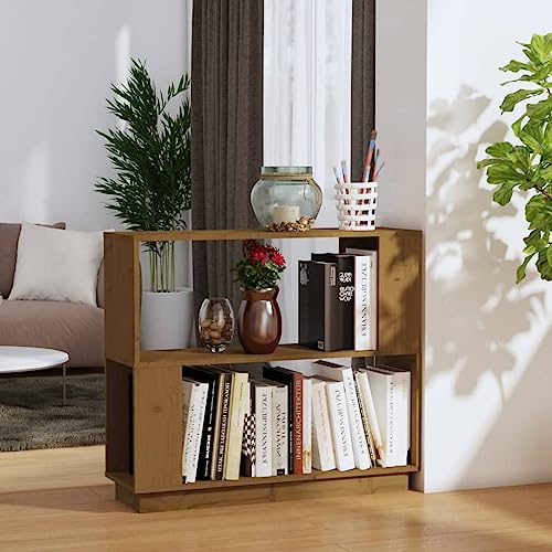 WKIEQACO Bücherschrank/Raumteiler Braun 80x25x70 cm Massivholzregal Bücherregale & Standregale WKIEQACO Bücherschrank/Raumteiler Braun 80x25x70 cm Massivholzregal Bücherregale & Standregale von WKIEQACO
