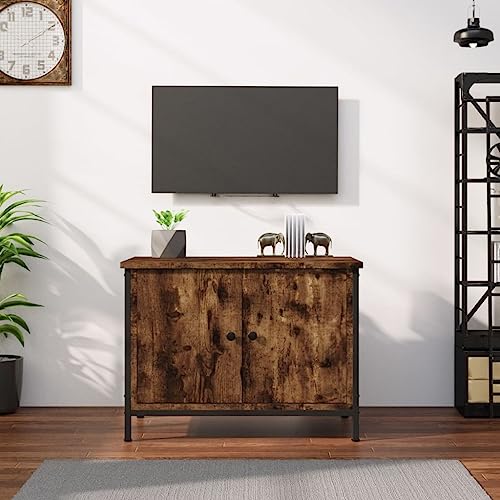 WKIEQACO Entertainment Centers & TV-Ständer, TV-Schrank mit Türen, geräucherte Eiche, 60 x 35 x 45 cm, Holzwerkstoff WKIEQACO Entertainment Centers & TV-Ständer, TV-Schrank mit Türen, geräucherte Eiche, 60 x 35 x 45 cm, Holzwerkstoff von WKIEQACO