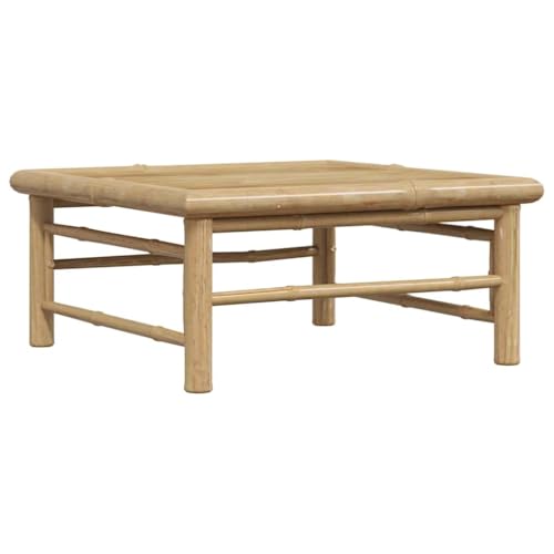 WKIEQACO Gartentisch, 65 x 65 x 30 cm, Bambus, Outdoor-Sitzgruppe, Sofa-Einheiten für den Außenbereich von WKIEQACO