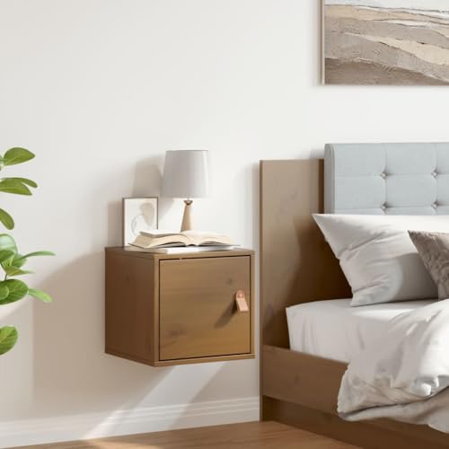 WKIEQACO Hängeschrank Braun 31,5x30x30cm Massivholz Kiefer Regal Wandregale & Leisten WKIEQACO Hängeschrank Braun 31,5x30x30cm Massivholz Kiefer Regal Wandregale & Leisten von WKIEQACO