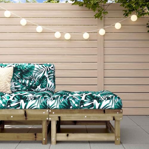 WKIEQACO Haus & Garten, Möbel-Garten-Fußhocker mit Kissen, imprägniertes Kiefernholz WKIEQACO Haus & Garten, Möbel-Garten-Fußhocker mit Kissen, imprägniertes Kiefernholz von WKIEQACO