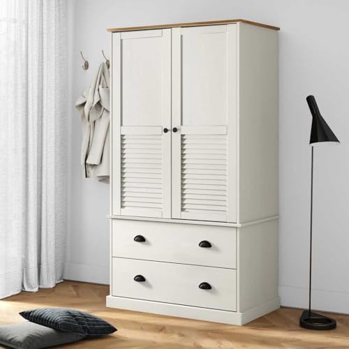 WKIEQACO Haus & Garten, Möbel-Warderobe VIGO Weiß 90x55x170 cm Massivholz Kiefer WKIEQACO Haus & Garten, Möbel-Warderobe VIGO Weiß 90x55x170 cm Massivholz Kiefer von WKIEQACO