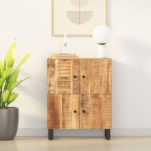 WKIEQACO Haus & Garten Möbel-Sideboard mit 4 Türen 60x33x75 cm Massivholz Mango WKIEQACO Haus & Garten Möbel-Sideboard mit 4 Türen 60x33x75 cm Massivholz Mango von WKIEQACO