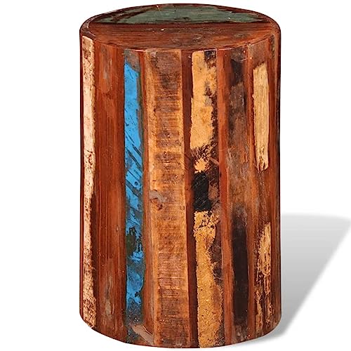 WKIEQACO Hocker aus massivem Altholz, Klappstühle & Hocker von WKIEQACO