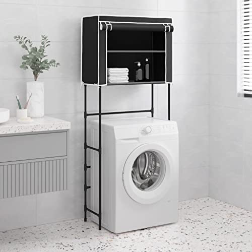 WKIEQACO Home & Garden,Furniture - 2-stöckiges Aufbewahrungsregal für Waschmaschine, 71 x 29,5 x 170,5 cm, Eisen WKIEQACO Home & Garden,Furniture - 2-stöckiges Aufbewahrungsregal für Waschmaschine, 71 x 29,5 x 170,5 cm, Eisen von WKIEQACO