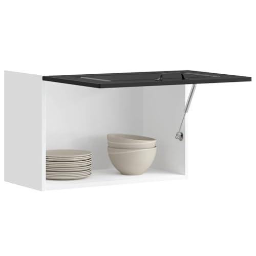 WKIEQACO Küchenwandschrank Kalmar Schwarz Holzschränke & Aufbewahrung Küchenschränke WKIEQACO Küchenwandschrank Kalmar Schwarz Holzschränke & Aufbewahrung Küchenschränke von WKIEQACO