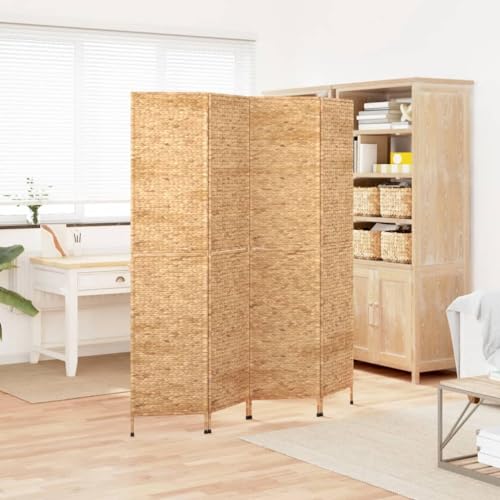WKIEQACO Raumteiler 4-teilig 163x180cm Wasserhyazinthe Raumteiler WKIEQACO Raumteiler 4-teilig 163x180cm Wasserhyazinthe Raumteiler von WKIEQACO