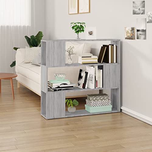 WKIEQACO Regal, Bücherregale & Standregale, Bücherschrank/Raumteiler, Grau Sonoma 100 x 24 x 94 cm WKIEQACO Regal, Bücherregale & Standregale, Bücherschrank/Raumteiler, Grau Sonoma 100 x 24 x 94 cm von WKIEQACO