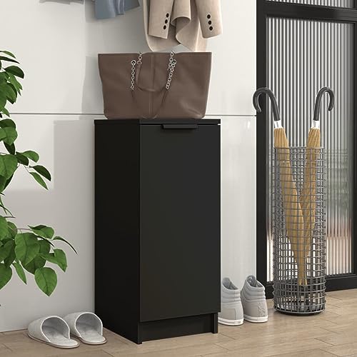 WKIEQACO Schuhschrank, Schwarz, 30 x 35 x 70 cm, Holzschrank & Aufbewahrung von WKIEQACO