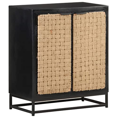 WKIEQACO Sideboard 60x35x70 cm Massivholz MangoholzSchränke & Aufbewahrungsbuffets & Sideboards von WKIEQACO