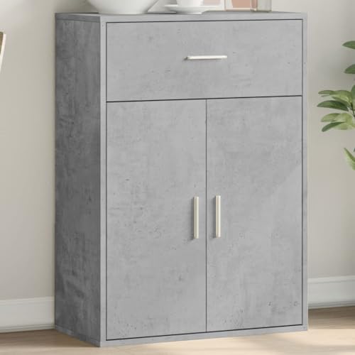WKIEQACO Sideboard Betongrau 60x30x84 cm Holzschrank & Lagerbuffets & Sideboards WKIEQACO Sideboard Betongrau 60x30x84 cm Holzschrank & Lagerbuffets & Sideboards von WKIEQACO