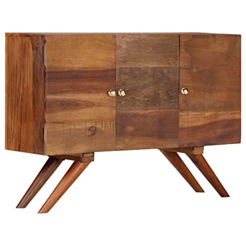 WKIEQACO Sideboard Braun Massiv Altholz 110x30x75cm Schränke & Stauraum Buffets & Sideboards WKIEQACO Sideboard Braun Massiv Altholz 110x30x75cm Schränke & Stauraum Buffets & Sideboards von WKIEQACO