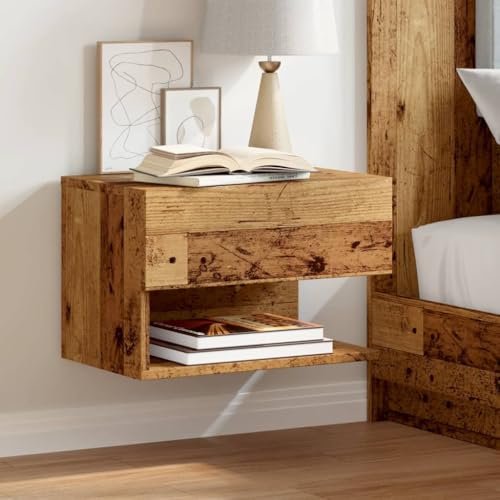 WKIEQACO Tische, Nachttische, Wand-Nachttische, 2 Stück, altes Holz WKIEQACO Tische, Nachttische, Wand-Nachttische, 2 Stück, altes Holz von WKIEQACO