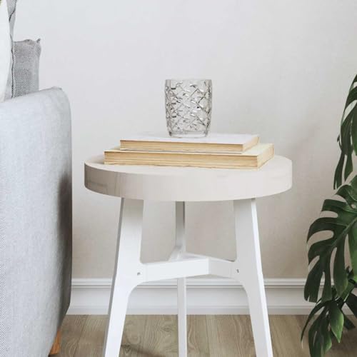 WKIEQACO Tischplatte rund weiß Ø30x3cm Massivholz Kiefer Tischzubehör Tischplatten WKIEQACO Tischplatte rund weiß Ø30x3cm Massivholz Kiefer Tischzubehör Tischplatten von WKIEQACO