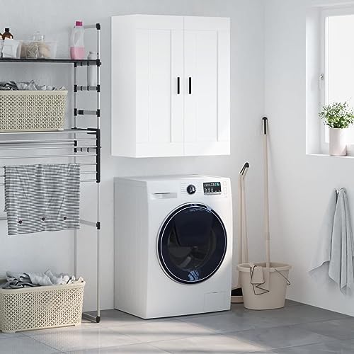 WKIEQACO Wandschrank, weiß, 69,5 x 34 x 90 cm, Holzschrank & Aufbewahrung, Buffets & Sideboards von WKIEQACO