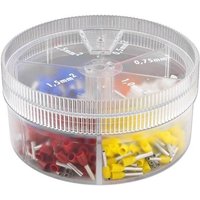 Aderendhülsen Sortiment isoliert - 0,5 bis 2,5 mm² - in Streudose - 400-teilig Aderendhülsen Sortiment isoliert - 0,5 bis 2,5 mm² - in Streudose - 400-teilig von WKK