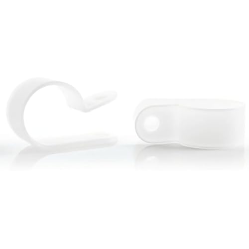 WKK Klemmschelle 3/8 Zoll - Rohrschelle für Kabel und Rohre, Schlauchhalter Wand, Polyamid transparent WKK Klemmschelle 3/8 Zoll - Rohrschelle für Kabel und Rohre, Schlauchhalter Wand, Polyamid transparent von WKK by Hongshang