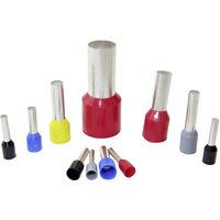 WKK Ce 025008T-C Aderendhülse 2.5mm² Teilisoliert Grau 100St. von WKK
