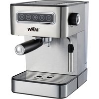 WKM Espressomaschine ESP-850 stahlfarbig Edelstahl B/H/T: ca. 20x29,7x28,3 cm von WKM