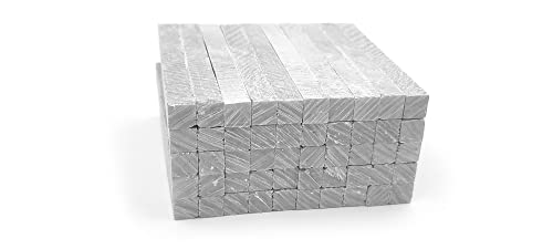 Schweißerkreide Speckstein, natur, 10x10x100 mm, Pack mit 50 Stück - 1 Pack von WKS