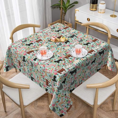 WKSGDSG Bauernhaus-Tischdecken für quadratische Tische, Bauernhoftier-Tischdecken für drinnen und draußen, abwischbar, waschbar, weiche Polyester-Tischdecke für Küche, Party, Bankett, Heimdekoration WKSGDSG Bauernhaus-Tischdecken für quadratische Tische, Bauernhoftier-Tischdecken für drinnen und draußen, abwischbar, waschbar, weiche Polyester-Tischdecke für Küche, Party, Bankett, Heimdekoration von WKSGDSG
