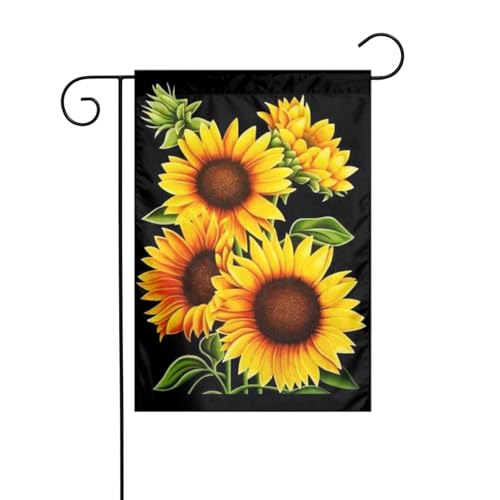 WKSGDSG Doppelseitige Gartenflagge für den Außenbereich, 45 x 30 cm, Sommer-Sonnenblume, Allwetter-Dekoration, Hofbanner für Terrasse, Rasen, Dekoration, Bauernhaus, lichtbeständig, Ferienhausflagge WKSGDSG Doppelseitige Gartenflagge für den Außenbereich, 45 x 30 cm, Sommer-Sonnenblume, Allwetter-Dekoration, Hofbanner für Terrasse, Rasen, Dekoration, Bauernhaus, lichtbeständig, Ferienhausflagge von WKSGDSG