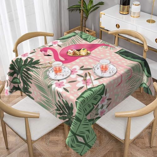 WKSGDSG Farmhouse-Tischdecken für quadratische Tische, Flamingo-Tischdecken für drinnen und draußen, abwischbar, waschbar, weiche Polyester-Tischdecke für Küche, Party, Bankett, Heimdekoration, 137 x WKSGDSG Farmhouse-Tischdecken für quadratische Tische, Flamingo-Tischdecken für drinnen und draußen, abwischbar, waschbar, weiche Polyester-Tischdecke für Küche, Party, Bankett, Heimdekoration, 137 x von WKSGDSG
