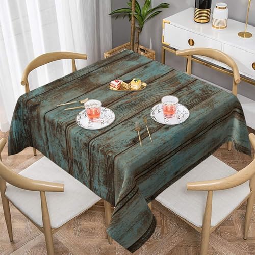 WKSGDSG Farmhouse-Tischdecken für quadratische Tische, rustikale Holz-Tischdecken für drinnen und draußen, abwischbar, waschbar, weiche Polyester-Tischdecke für Küche, Party, Bankett, Heimdekoration WKSGDSG Farmhouse-Tischdecken für quadratische Tische, rustikale Holz-Tischdecken für drinnen und draußen, abwischbar, waschbar, weiche Polyester-Tischdecke für Küche, Party, Bankett, Heimdekoration von WKSGDSG