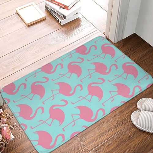 WKSGDSG Rutschfeste Flanell-Fußmatte, 60 x 40 cm, super saugfähig, Flamingo-Fußmatten, rutschfest, dick, Willkommensmatte für Vorder- und Hintertür, Garage, Terrasse und Innenbereich WKSGDSG Rutschfeste Flanell-Fußmatte, 60 x 40 cm, super saugfähig, Flamingo-Fußmatten, rutschfest, dick, Willkommensmatte für Vorder- und Hintertür, Garage, Terrasse und Innenbereich von WKSGDSG