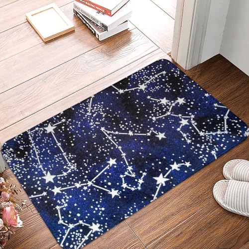 WKSGDSG Rutschfeste Flanell-Fußmatte, 60 x 40 cm, super saugfähig, leuchtet im Dunkeln, rutschfeste dicke Willkommensmatte für Vorder- und Hintertür, Garage, Terrasse und Innenbereich WKSGDSG Rutschfeste Flanell-Fußmatte, 60 x 40 cm, super saugfähig, leuchtet im Dunkeln, rutschfeste dicke Willkommensmatte für Vorder- und Hintertür, Garage, Terrasse und Innenbereich von WKSGDSG