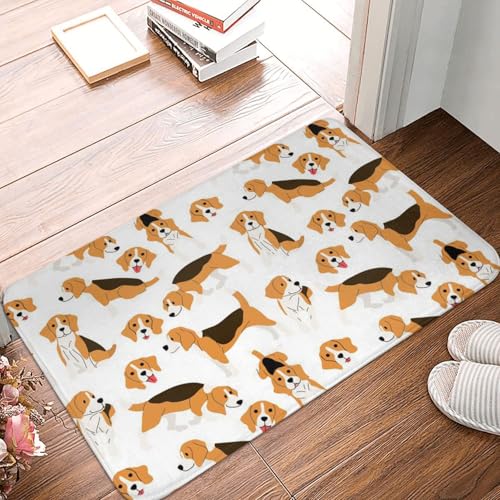 WKSGDSG Rutschfeste Flanell-Fußmatte, 60 x 40 cm, super saugfähiger Eingangsteppich, Hunde-Fußmatten, rutschfest, dick, Willkommensmatte für Vorder- und Hintertür, Garage, Terrasse und Innenbereich WKSGDSG Rutschfeste Flanell-Fußmatte, 60 x 40 cm, super saugfähiger Eingangsteppich, Hunde-Fußmatten, rutschfest, dick, Willkommensmatte für Vorder- und Hintertür, Garage, Terrasse und Innenbereich von WKSGDSG