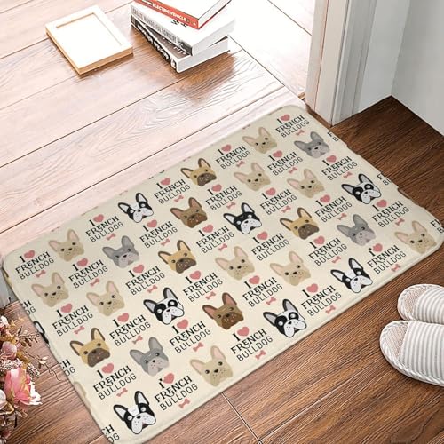WKSGDSG Rutschfeste Flanell-Fußmatte, 60 x 40 cm, super saugfähiger Eingangsteppich, Hunde-Fußmatten, rutschfest, dick, Willkommensmatte für Vorder- und Hintertür, Garage, Terrasse und Innenbereich WKSGDSG Rutschfeste Flanell-Fußmatte, 60 x 40 cm, super saugfähiger Eingangsteppich, Hunde-Fußmatten, rutschfest, dick, Willkommensmatte für Vorder- und Hintertür, Garage, Terrasse und Innenbereich von WKSGDSG