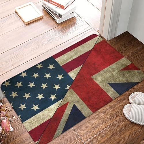 WKSGDSG Rutschfeste Flanell-Fußmatte, 60 x 40 cm, super saugfähiger Eingangsteppich, USA-Flagge, rutschfeste dicke Willkommensmatte für Vorder- und Hintertür, Garage, Terrasse und Innenbereich WKSGDSG Rutschfeste Flanell-Fußmatte, 60 x 40 cm, super saugfähiger Eingangsteppich, USA-Flagge, rutschfeste dicke Willkommensmatte für Vorder- und Hintertür, Garage, Terrasse und Innenbereich von WKSGDSG