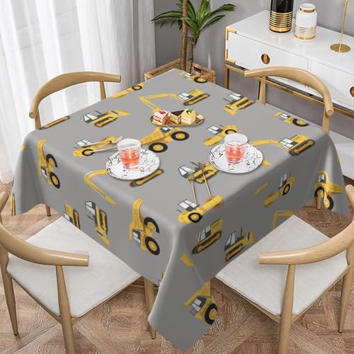 WKSGDSG Wasserdichte, quadratische Tischdecke, 152 x 152 cm, auslaufsicher und knitterfrei, dekorative Tischdecke für Esstisch, Küche, Party, Bauwagen, Tischdecken für Esszimmer WKSGDSG Wasserdichte, quadratische Tischdecke, 152 x 152 cm, auslaufsicher und knitterfrei, dekorative Tischdecke für Esstisch, Küche, Party, Bauwagen, Tischdecken für Esszimmer von WKSGDSG