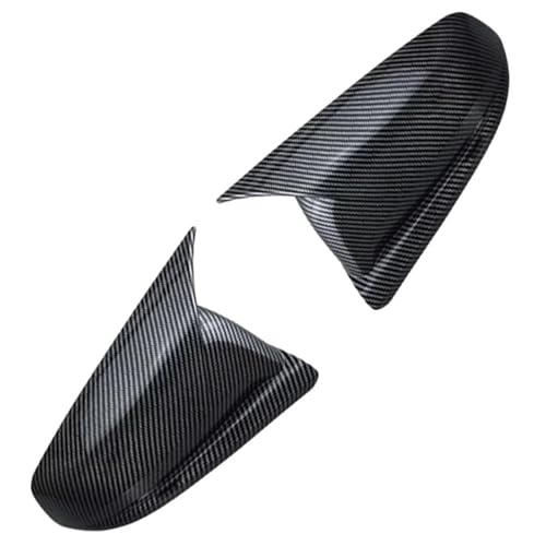 WKWPYCYUH 2 STÜCKE Auto Seite Rückspiegel Abdeckungen Kappen Trim ABS Carbon Faser Schwarz Fit for Chevrolet Malibu 2012 2013 2014 2015 Auto-Rückspiegel(Carbon Fiber Look) von WKWPYCYUH