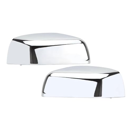 WKWPYCYUH 2 STÜCKE Ersatz-Rückspiegelabdeckungen for Seitenspiegel, passend for Land Rover Range Rover Sport LR2 LR4 2010-2016, LR019962, LR015057 Auto-Rückspiegel(Chrome) von WKWPYCYUH