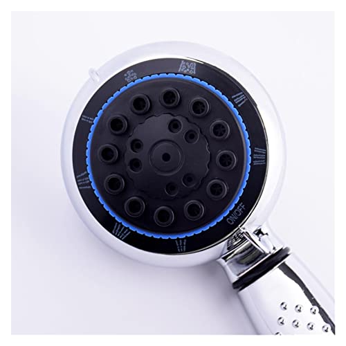 WKWPYCYUH 2 stücke 9. Funktionen Abs Kunststoff verchromt Bach Massage Wassereinsparung Bad Multifunktionale Duschkopf Badezimmer Handbrause Kopf Duschkopf von WKWPYCYUH