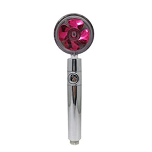 WKWPYCYUH 2 stücke Starke Druckbeaufschlagungssprühdüse Wasser rettende Niederschlag 360 Grad rotieren for kleinem fächer waschbarem Handbrausekopf Duschkopf(Red) von WKWPYCYUH